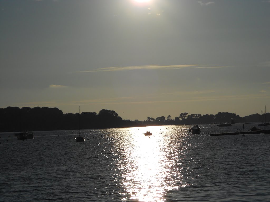 Crepuscule sur le golfe du morbihan by gisou56