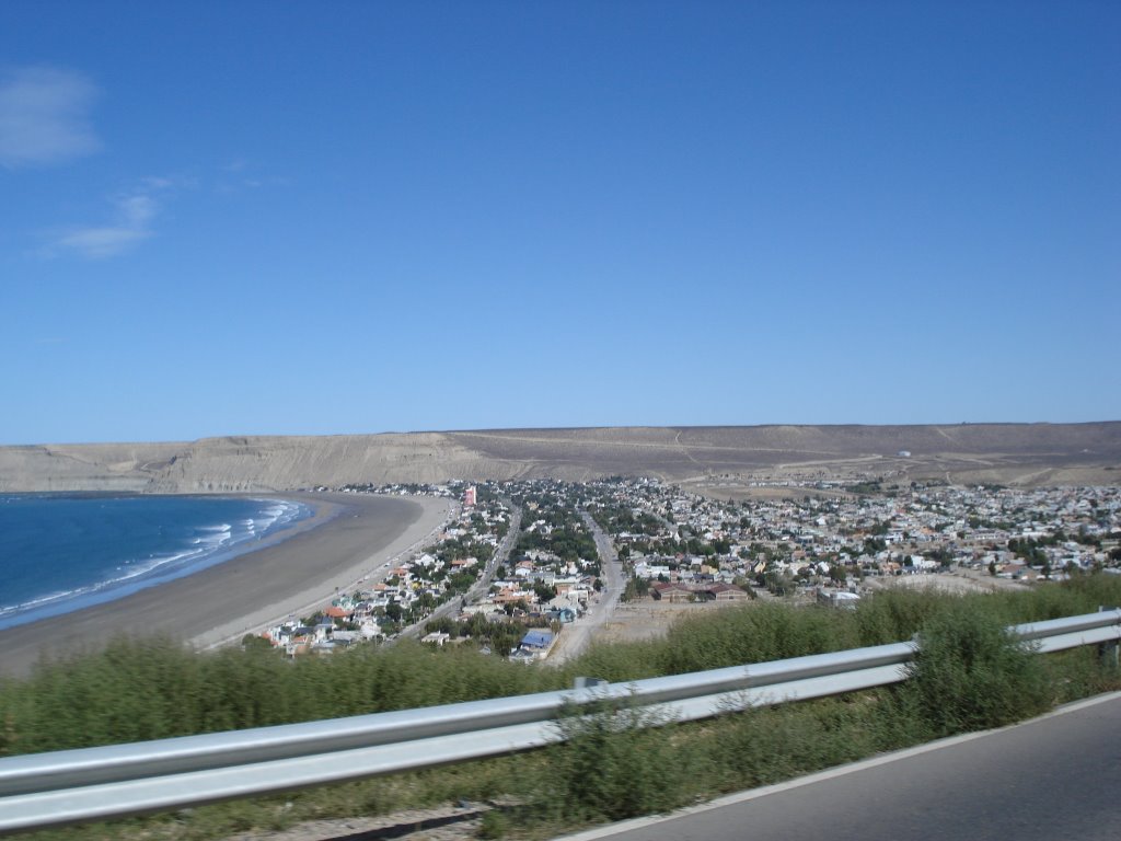 Rada Tilly desde el mirador norte, Prov. de Chubut, Argentina, Marzo ´08 by Alejandra Muñiz