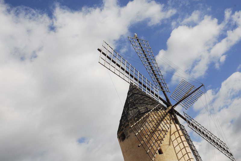 Windmill ~ Palma De Mallorca, Spain by Rafael (Retrocool)