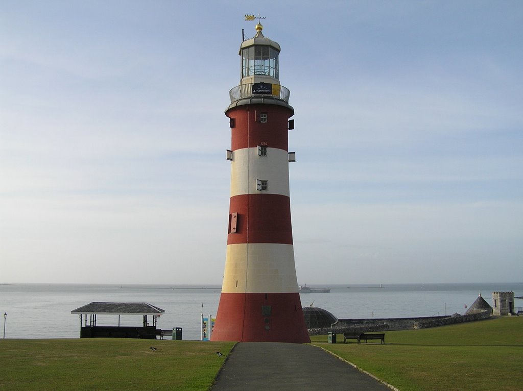 Plymouth-Smeaton Lighthouse by Eugen Lazaroiu