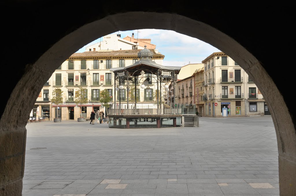 Plaza Los Fueros (Tudela). by Pampluno