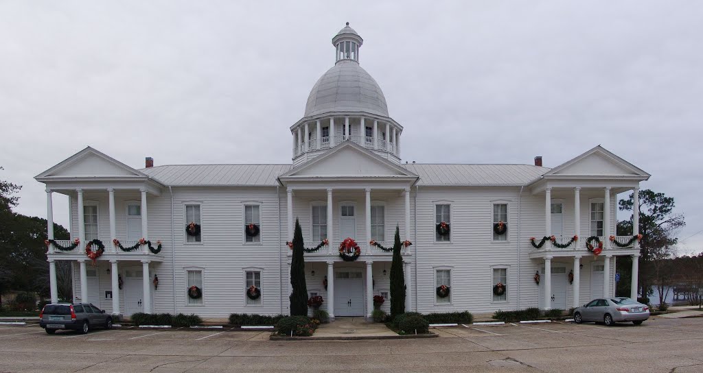 Chautaugua Hall of Brotherhood, built in 1909 completely of wood & used as a educational meetinghouse (12-26-2011) by Ken Badgley