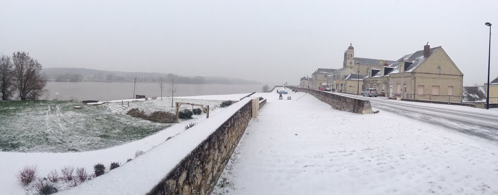 ST CLEMENT DES LEVEES SOUS LA NEIGE by willow49