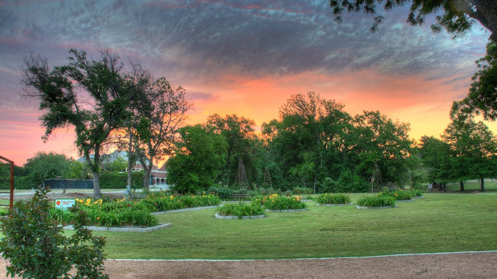 Sunrise at the Gardens of Farmers Branch, Texas by InkDemon