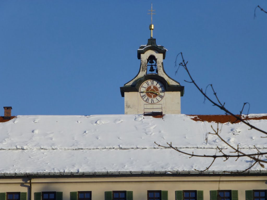 Turm auf Schloss Hohenburg / Jan. 2013 by Die-Fotografin