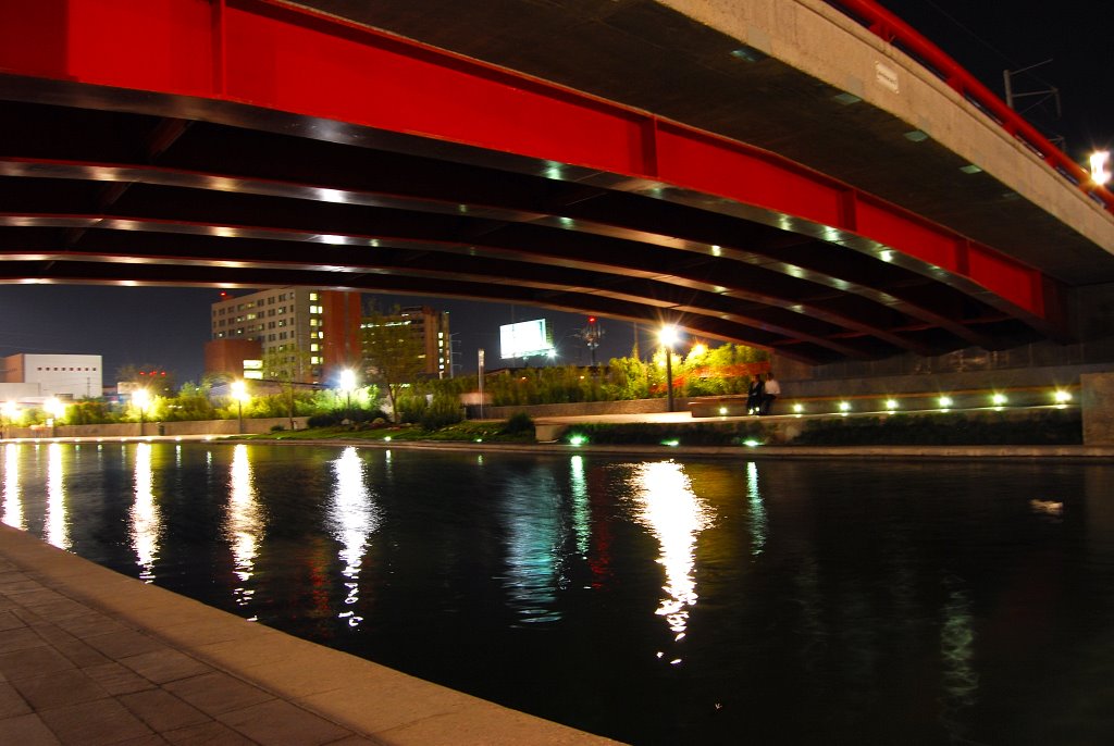 Puente Platon Sanchez, Sta Lucia, Noche by guillermoanaya