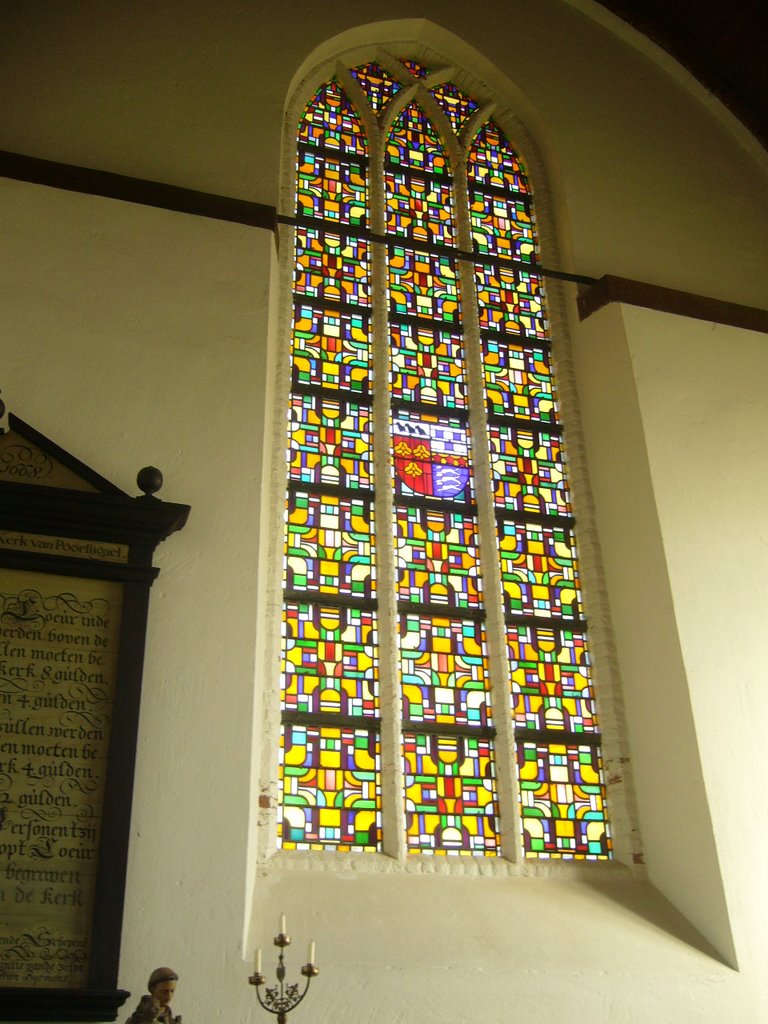 Herv kerk Poortugaal raam 3 by chiel van waart