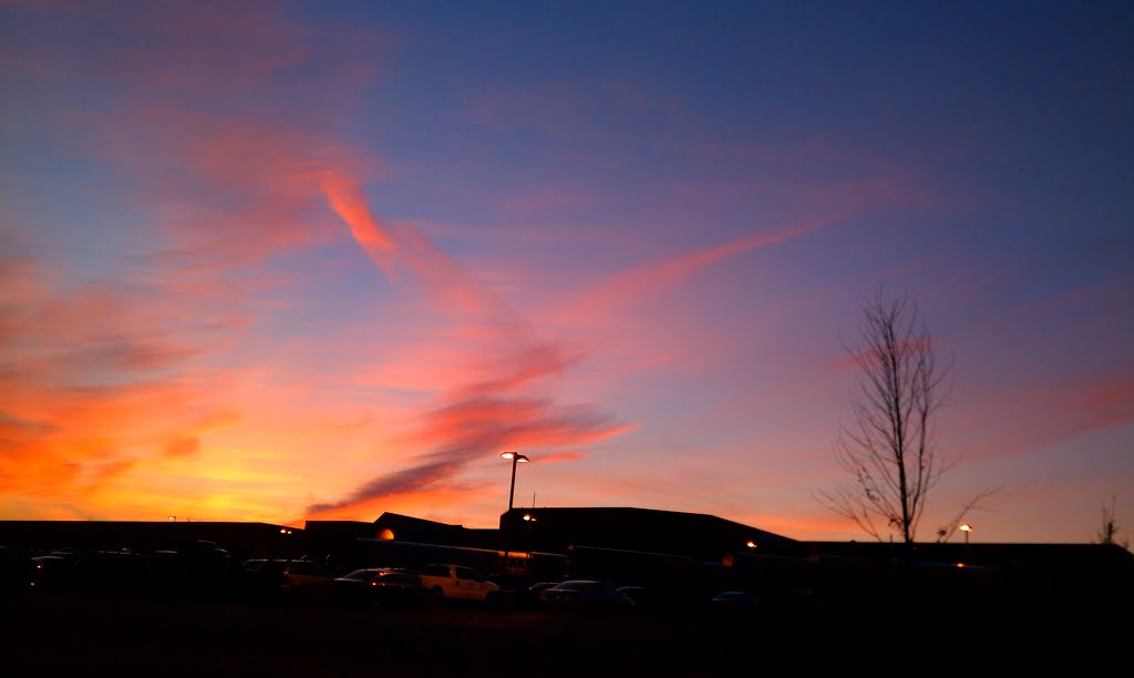 Sunset over Tuscarora High School by Bill Vocke