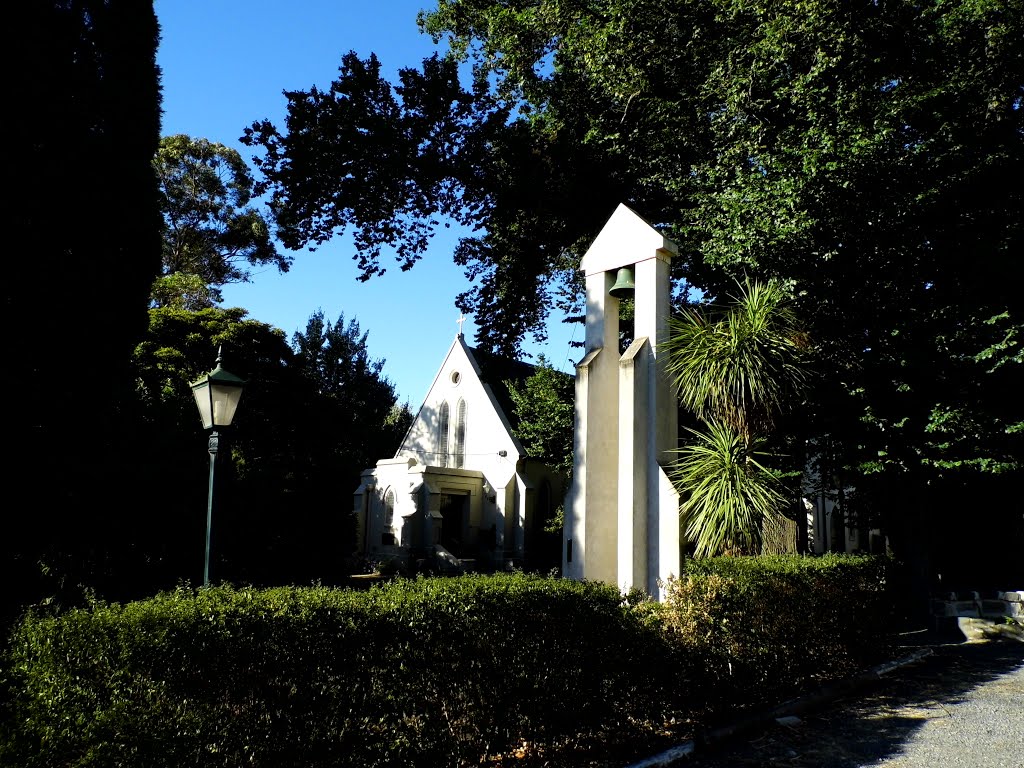 St James Anglican Church, Dandenong [2013] The gardens are open in daylight hours and visitors are welcome to stroll through the grounds by XpektTom