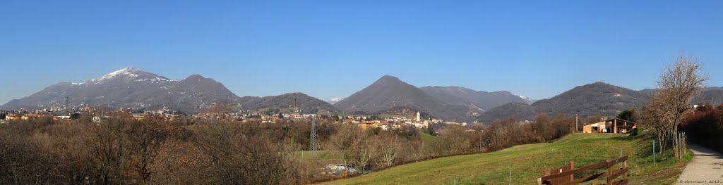 Il fiume Brembo visto da Paladina by oiramiccut