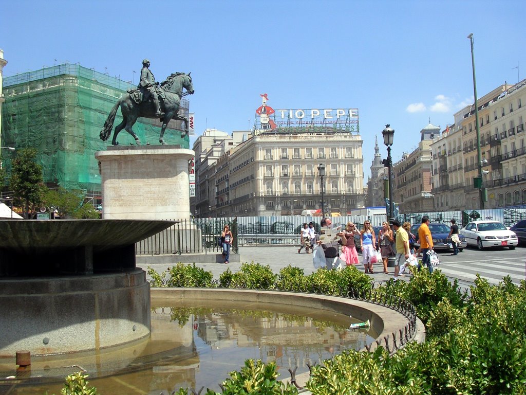 Madrid - Puerta del Sol, Tio Pepe by Roberto De Bernardi