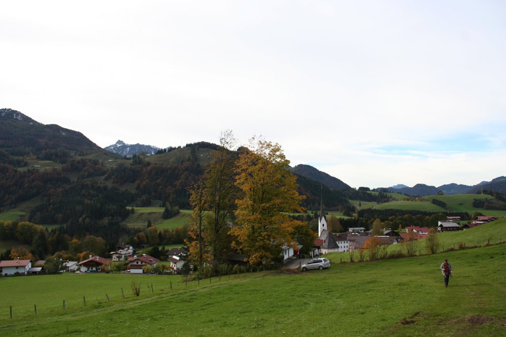 SCHWENDT - Käse war nachmittags geschlossen - also ´ne Pause oben "auf der Alm" by ReinhardKlenke