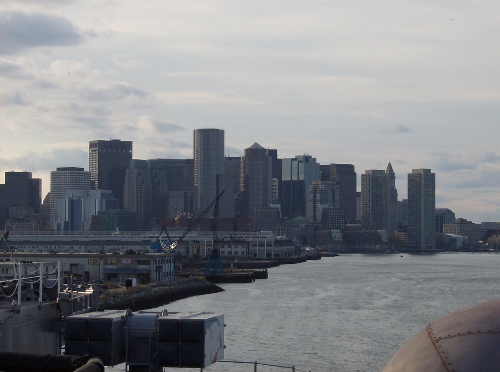 Boston MA, from the deck of the JFK by NHRob