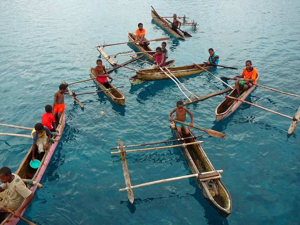 Boys in Canoes by Brian Forrester