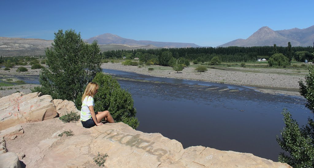 Mirador do Rio Curi Leuvú, Chos Malal -Neuquén by sergiotrindade