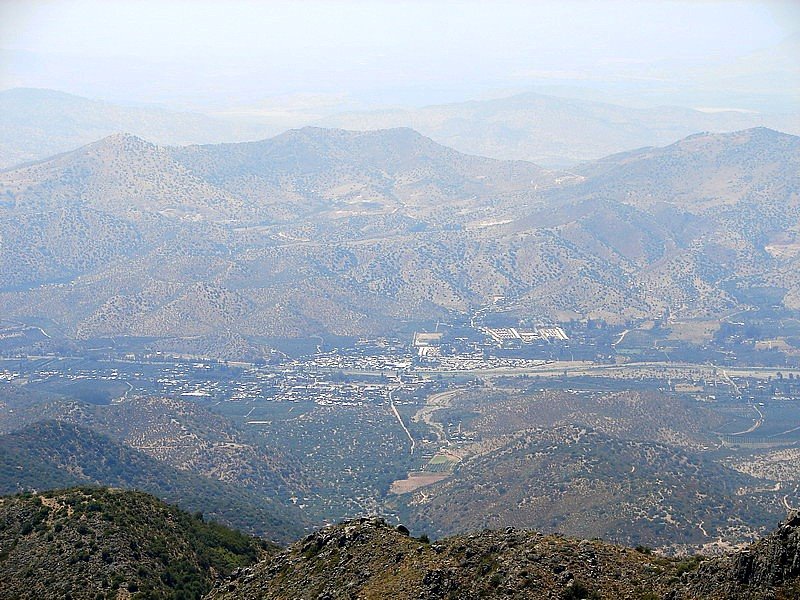 Tiltil desde el cerro Vizcacha by Oscar Fernández C