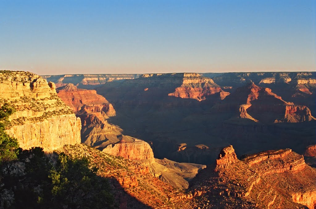 Early Morning Grand Canyon 1996 by Aryehchay