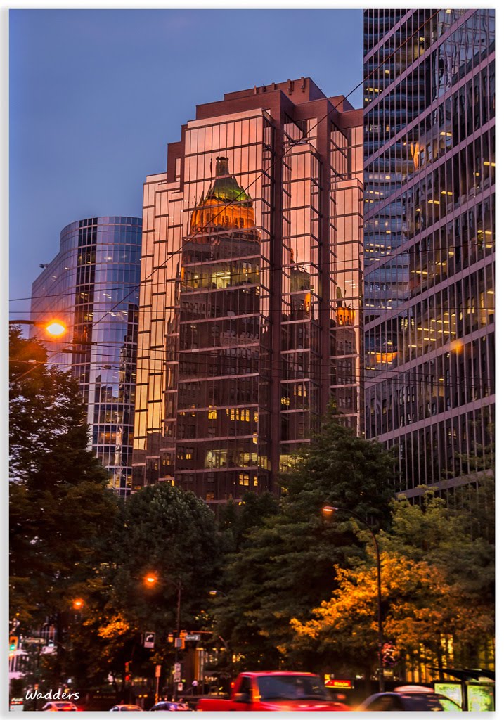 Reflections Cibc Bank by Wadders