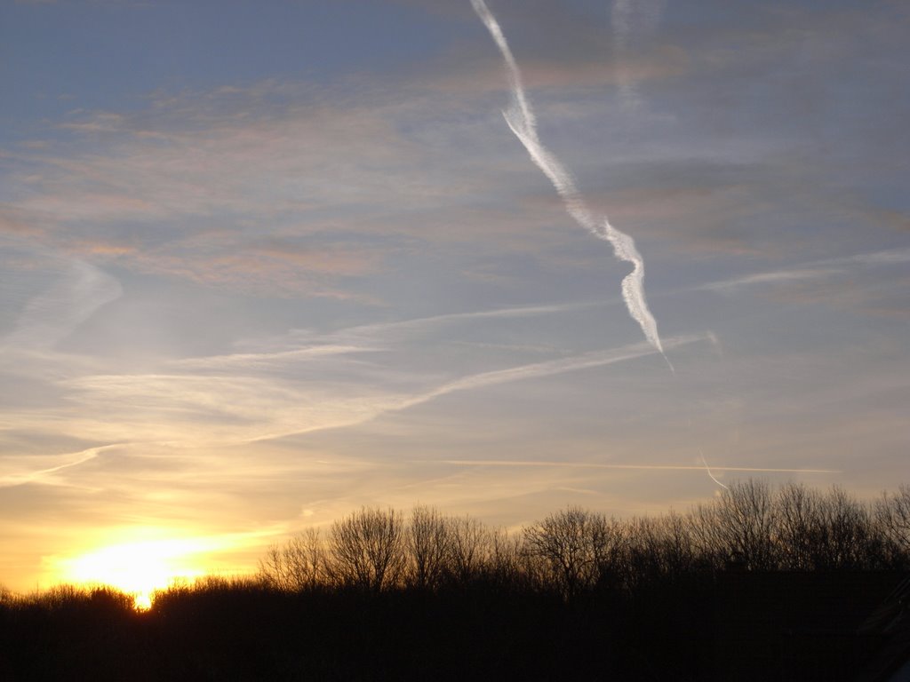 Leipzig ✰2008✰ Sonnenaufgang über Plaußig by Stolpi