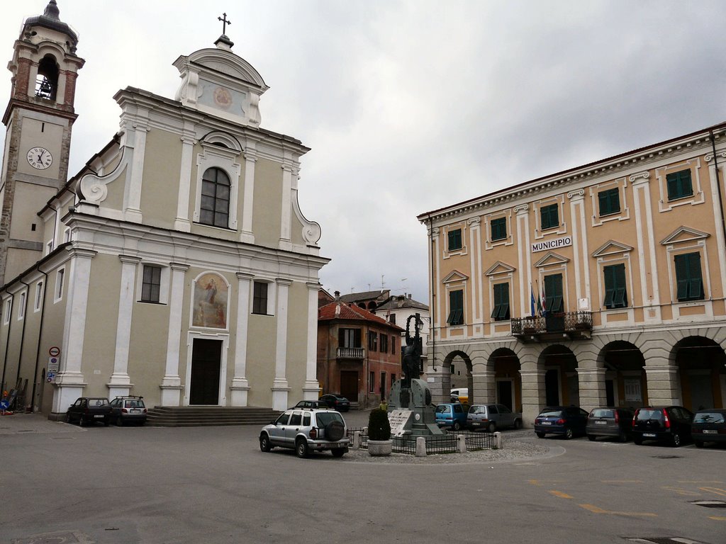 Molare,Chiesa e Municipio by ennio