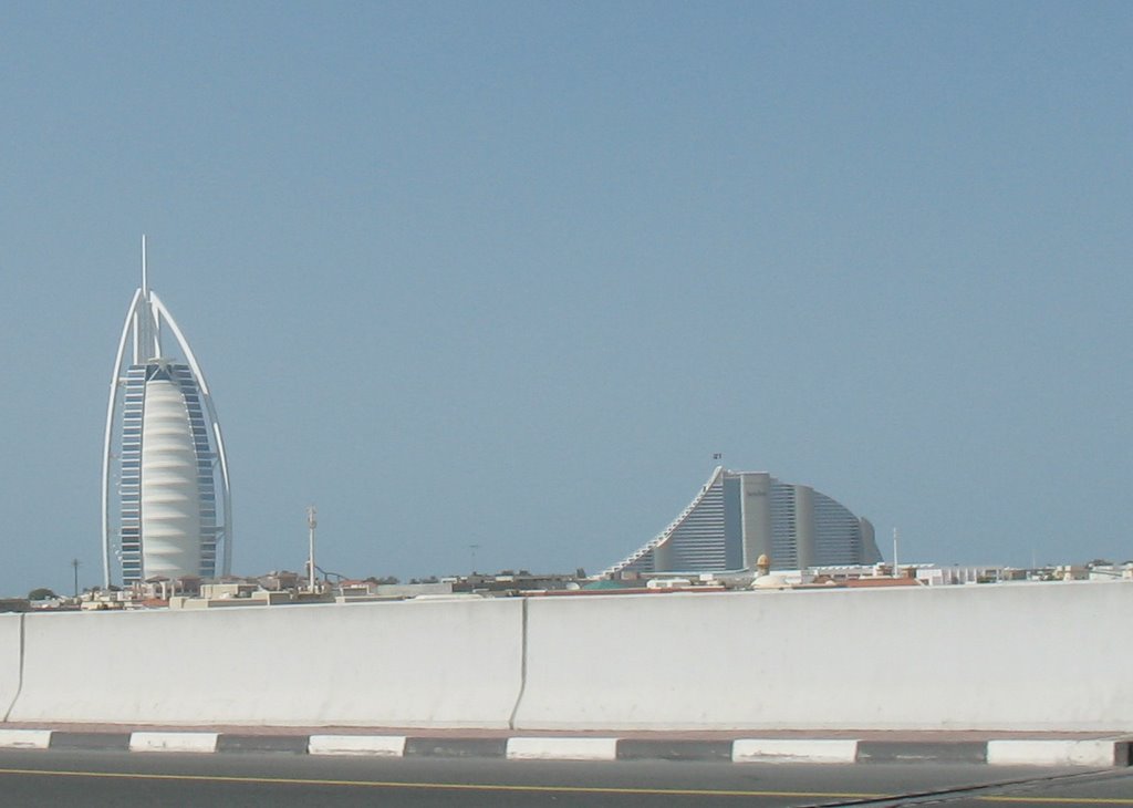 Burj al Arab & The Jumeirah Beach Hotel by Theodore Mantzios