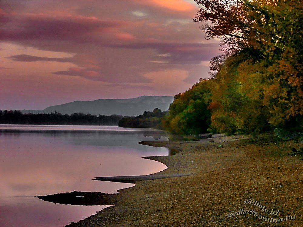 The Danube River at dawn - Göd PB070427-2.jpg by Sárdi A. Zoltán ♥Budapest♥