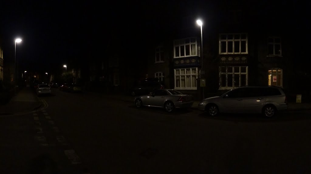 Lyndewode Road at night by mnuhn