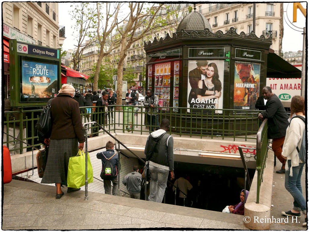 {©RH Mai2012} Metrostation Château Rouge by Reinhard H.