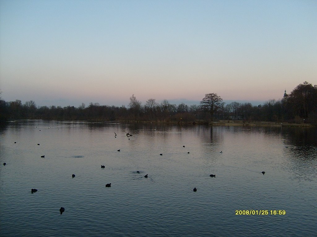 Der Fluss Amper bei Fürstenfeldbruck by Brooklynffb