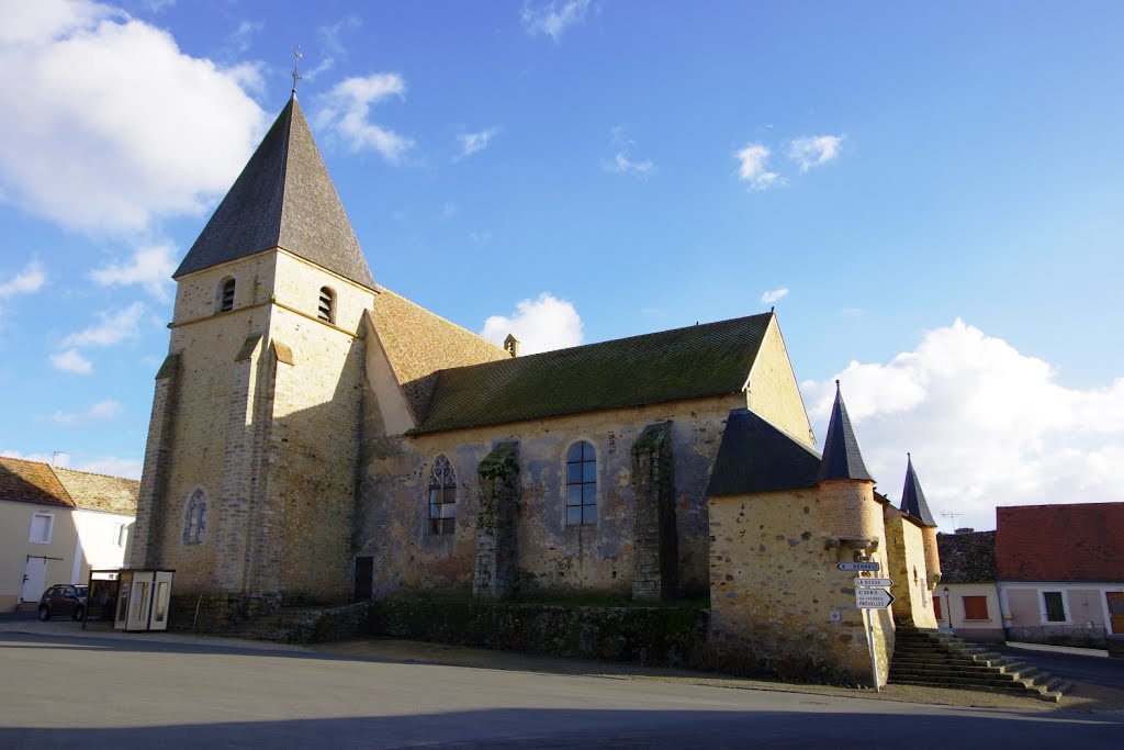 Église Saint Pierre de Saint Georges du Rosay by Jean-Paul Dominique BERTIN