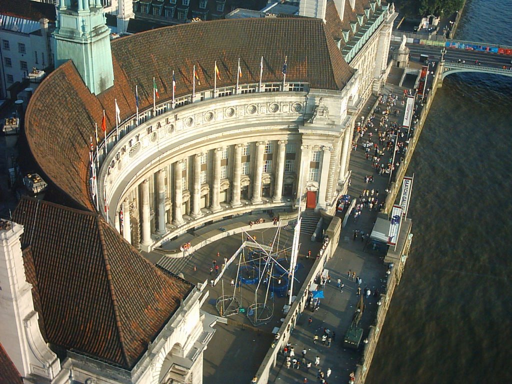 County Hall (view from London Eye) by Andrei Kortsak