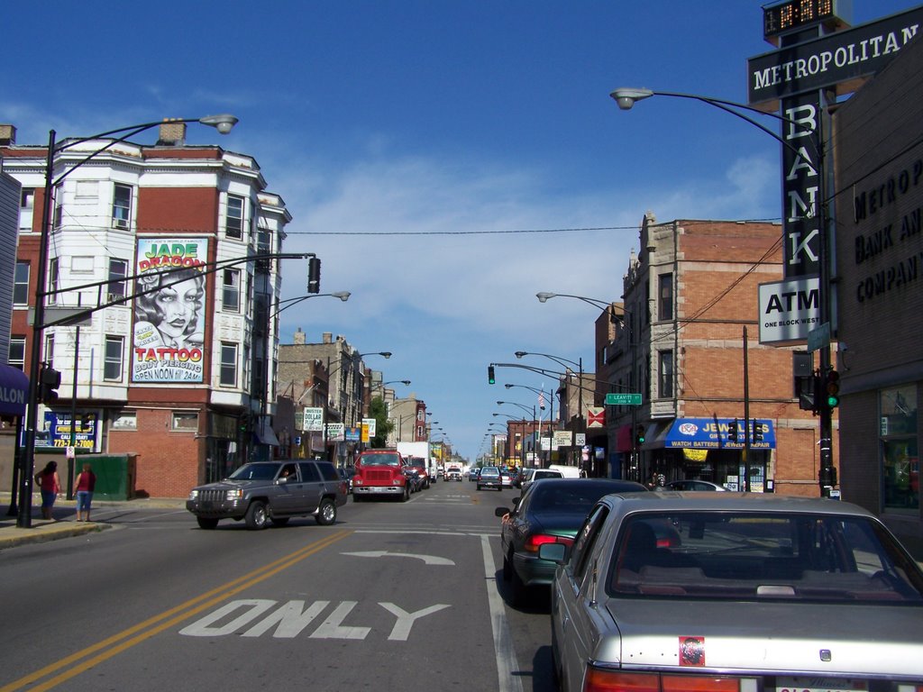 Intersection, Cermak and Leavitt, Chicago by keithyearman