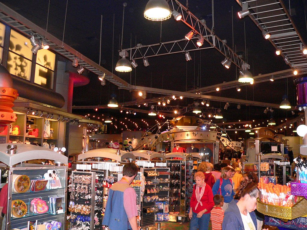 USA: Florida, Disney Epcot - The Mouse Gear, largest store, view inside by Yory