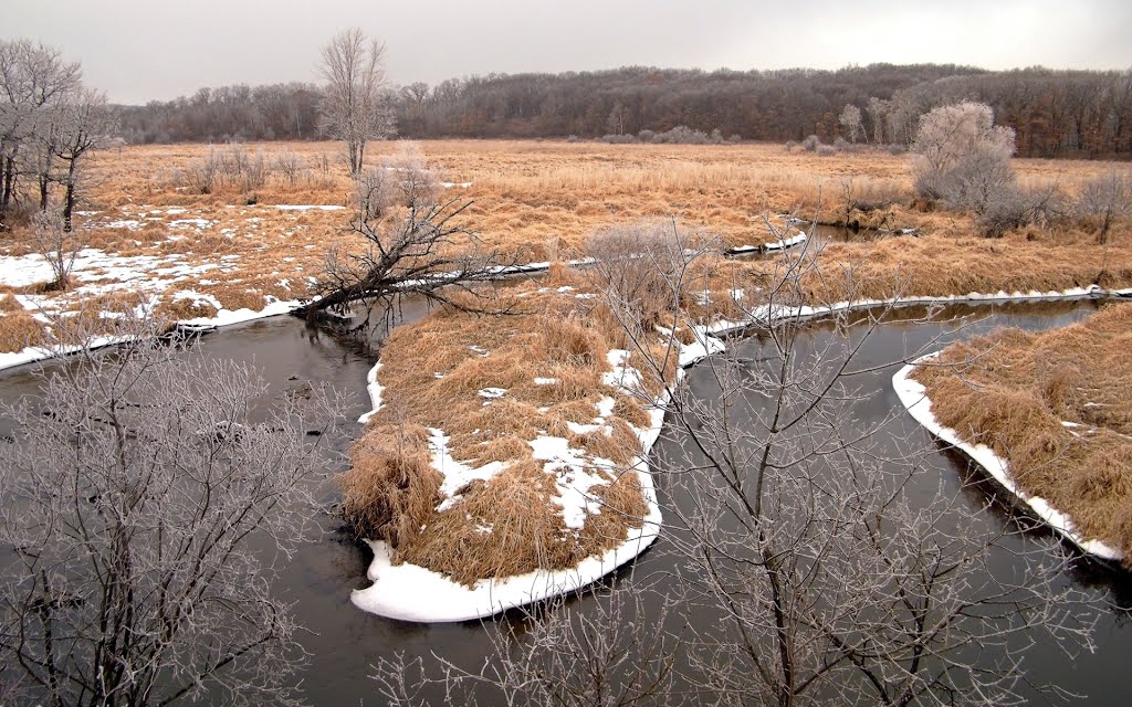 Cedar Creek Meanders, Robert and Marilyn Burman Wildlife Management Area, Oak Grove, Minnesota by © Tom Cooper