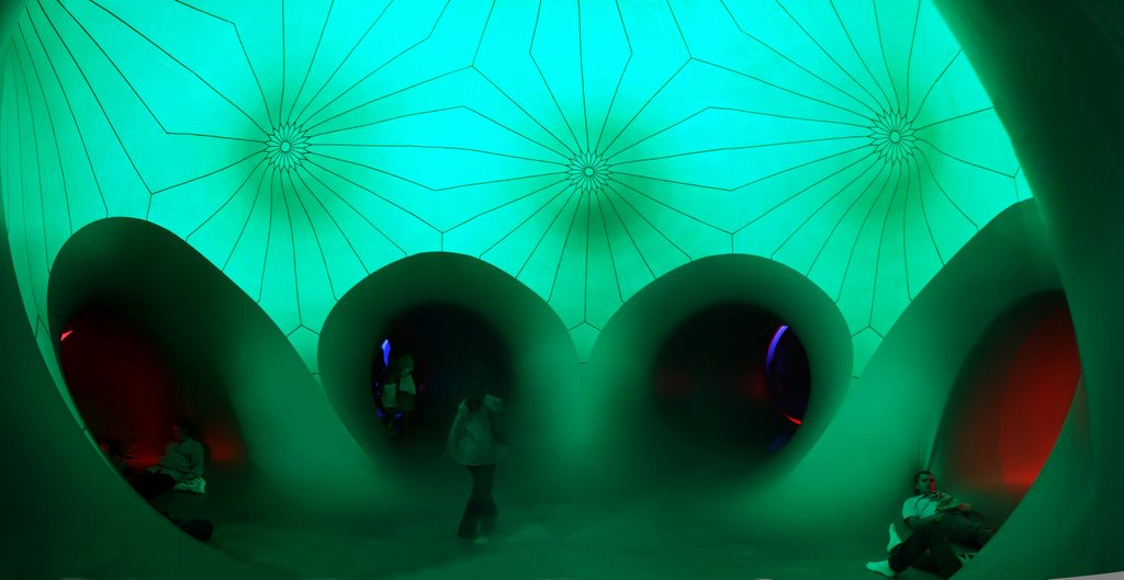 ..Once in Bucahrest - green luminarium - september 2007 by Tescoveanu Tudor