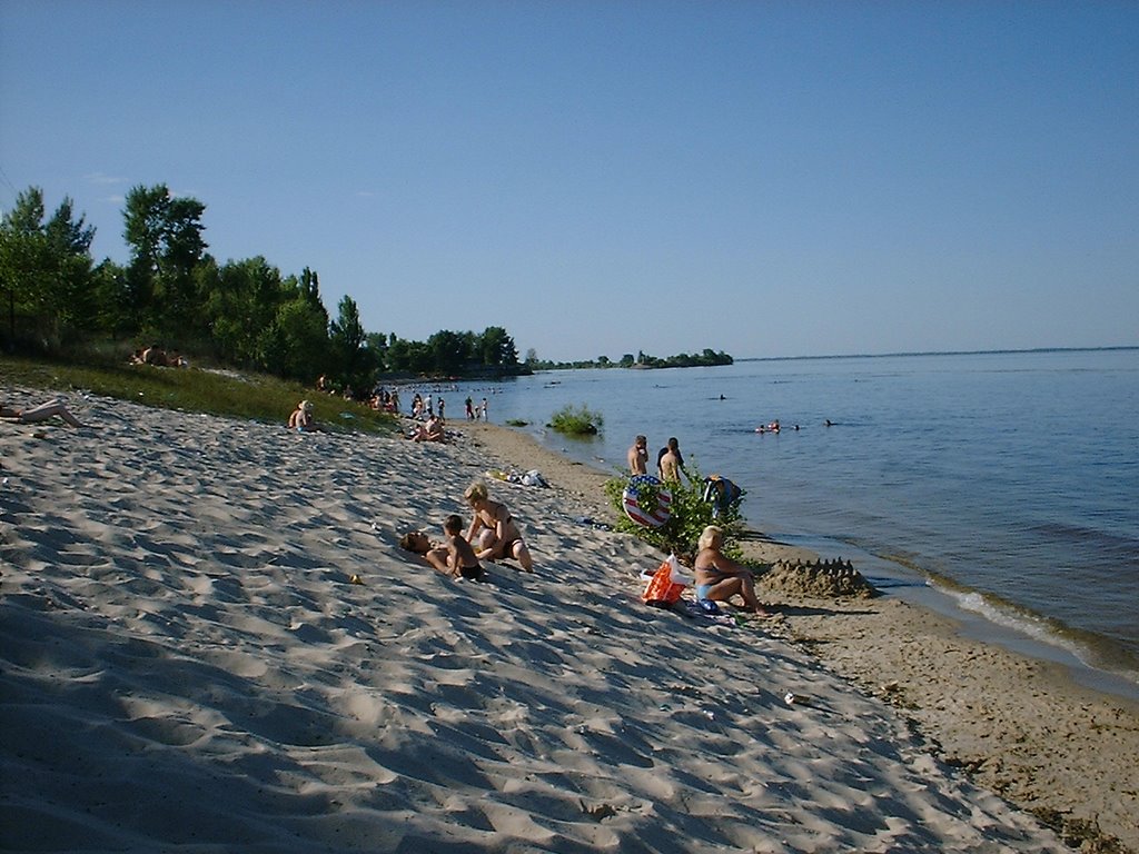 Beach on the river Dnepr 1 by Frolov Serge