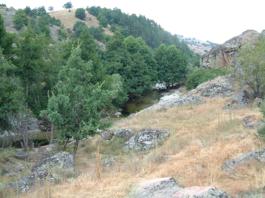 Looking from The Budimerci Bridge er "Bela Reka" by Pecepetkovski