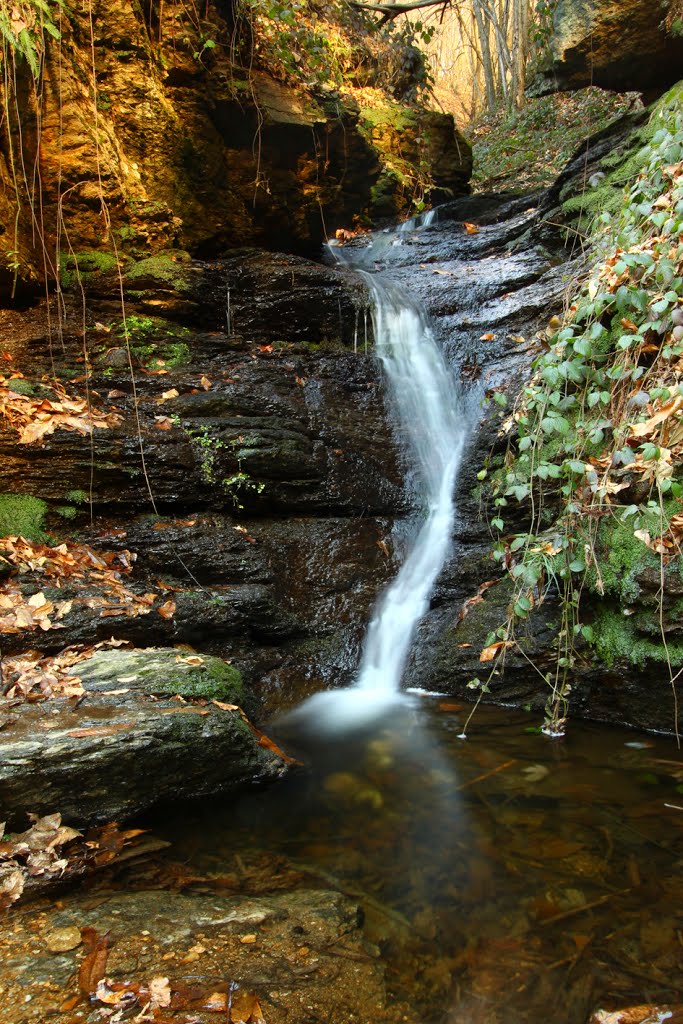 Cascata nei boschi di fosseno 1, Alto Vergante febbraio 2013 by Marco Ferrari