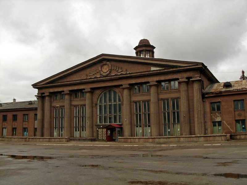 Abandoned Stalin's time Airport building in Riga by ainars brūvelis