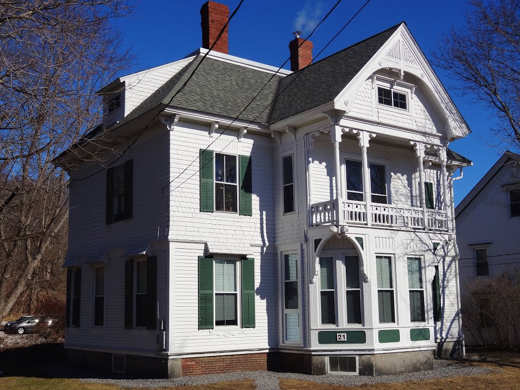 C.1885 JF Chaney House, Topsham Maine by Taoab