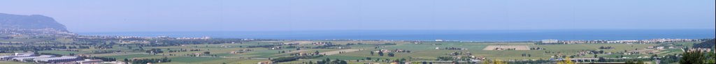 Panorama from Loreto to the coast by peroth