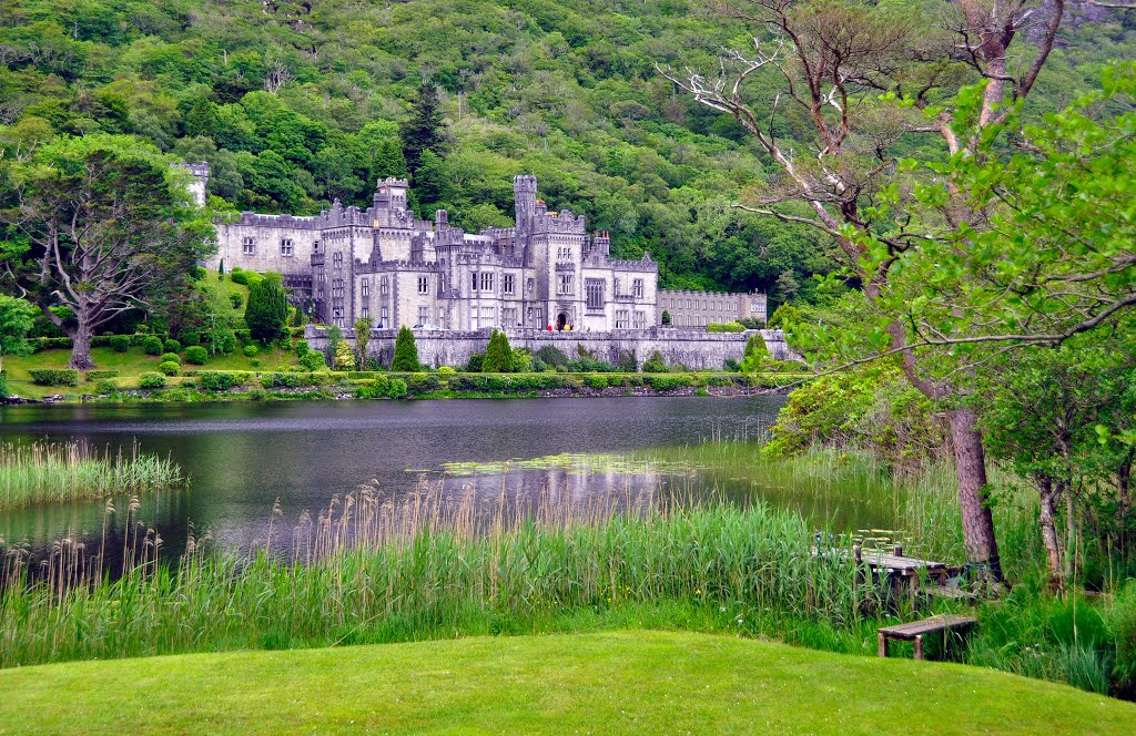 Ireland. Connemara. Kylemore Abbey. The classic view. by ®mene