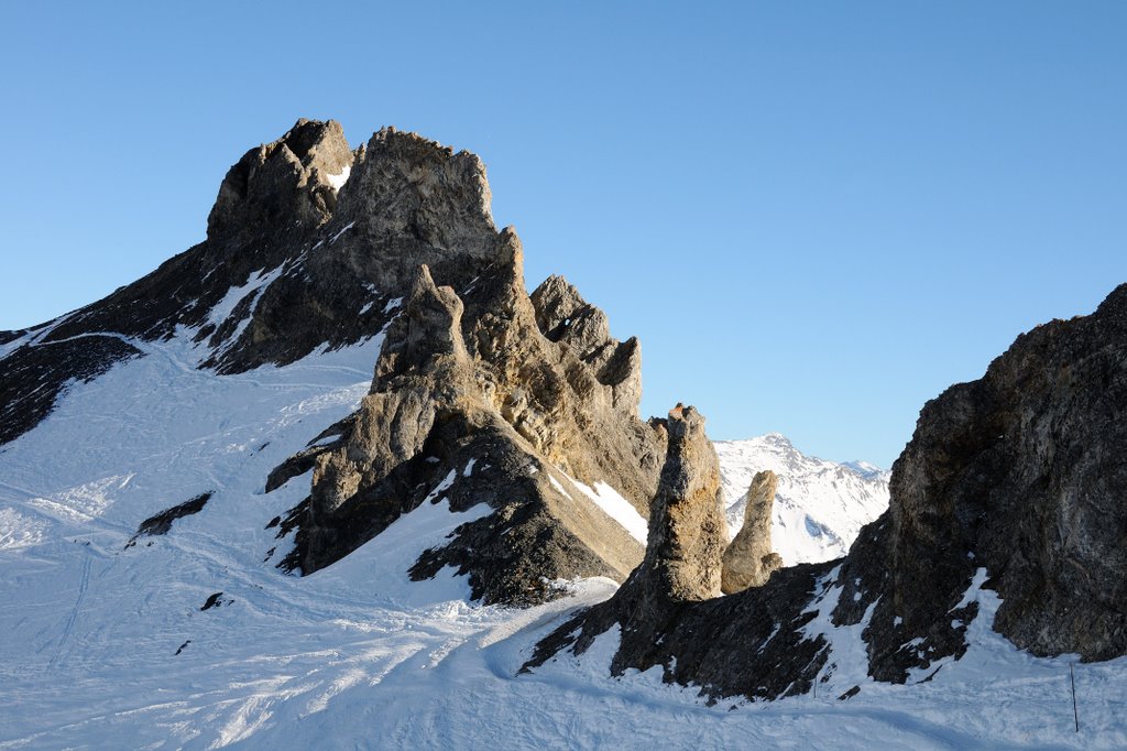 Near the Aiguille Percee by Alexander Tokarev