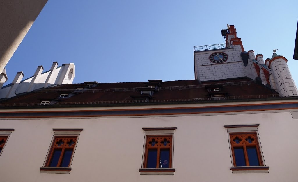 Uhr am Turm / Bad Waldsee, Oberschwaben, Baden-Württemberg by Dachsbracke