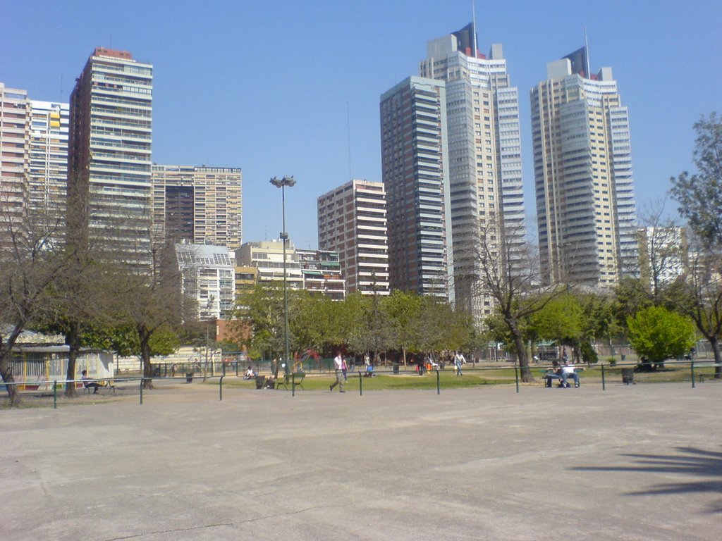 Las Heras square by Alejandro Lema