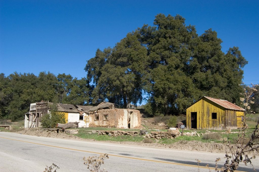 Abandoned bldgs at Sage,CA view 1 by porkphoto