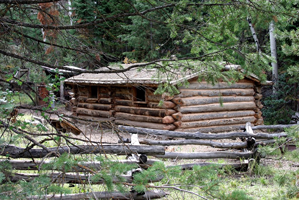 Cabin - Miners Park by Jim Bassett