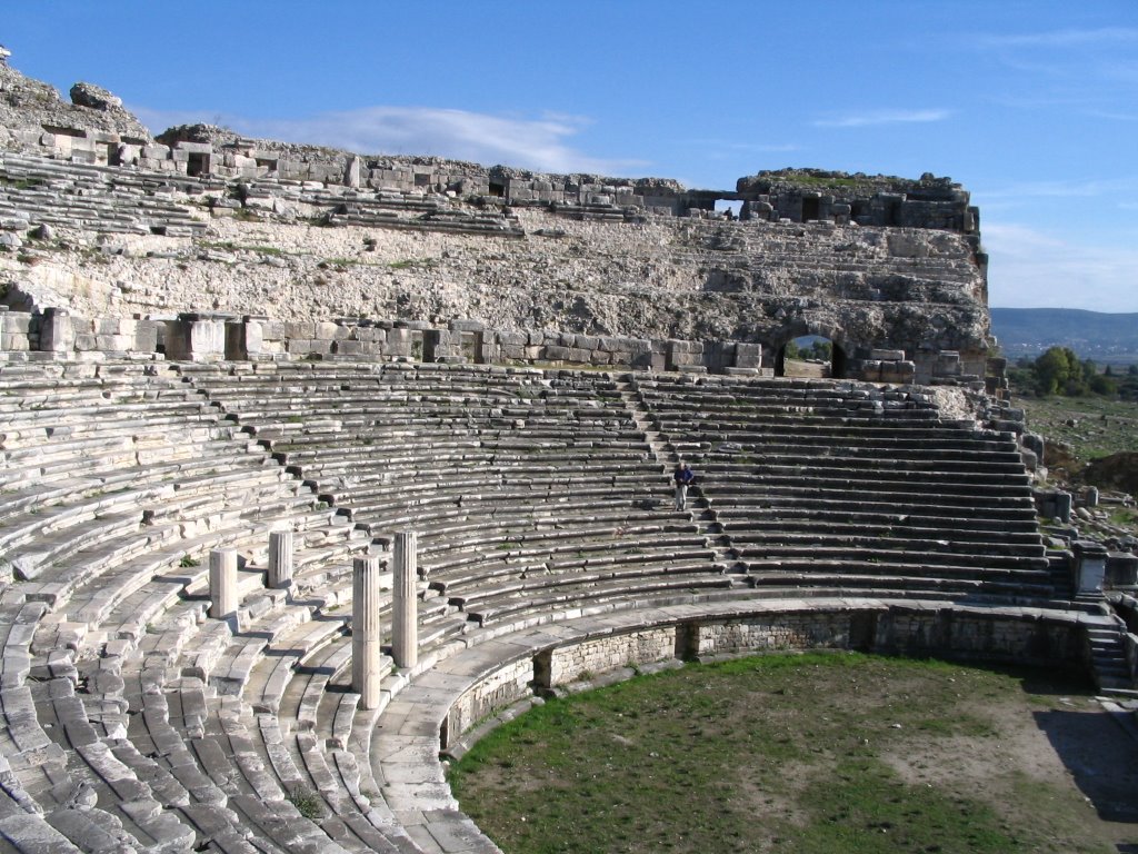 Miletus - ampitheater by Lorri Peltz-Lewis