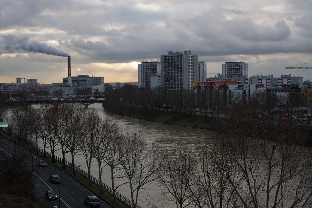 La Seine en Saint Ouen (Paris) by proost