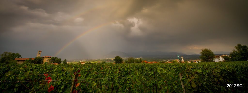 Arcobaleno su Torbiato di Adro by Stefano Cavalleri